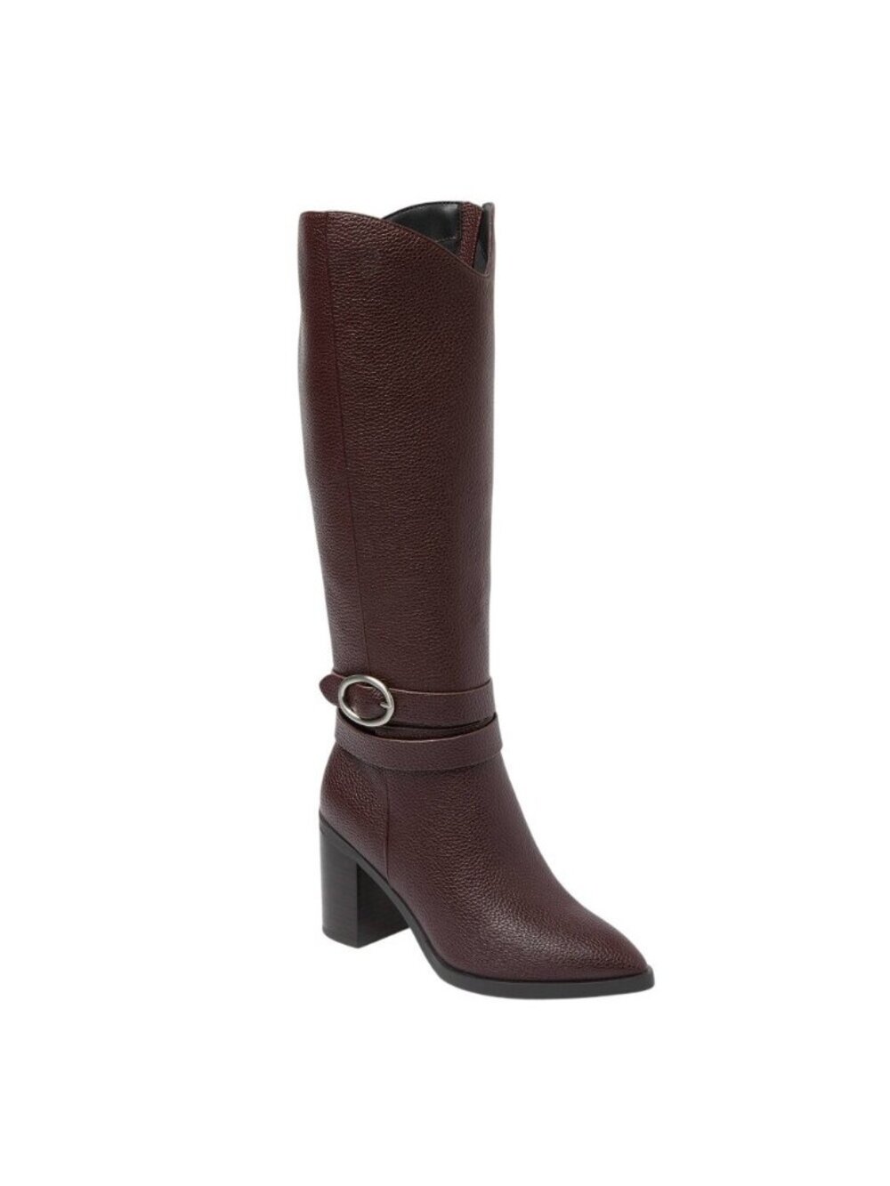 NWT A New Day Rhonda Under-Knee Heeled Boots 94637585 Burgundy Red 8.5M